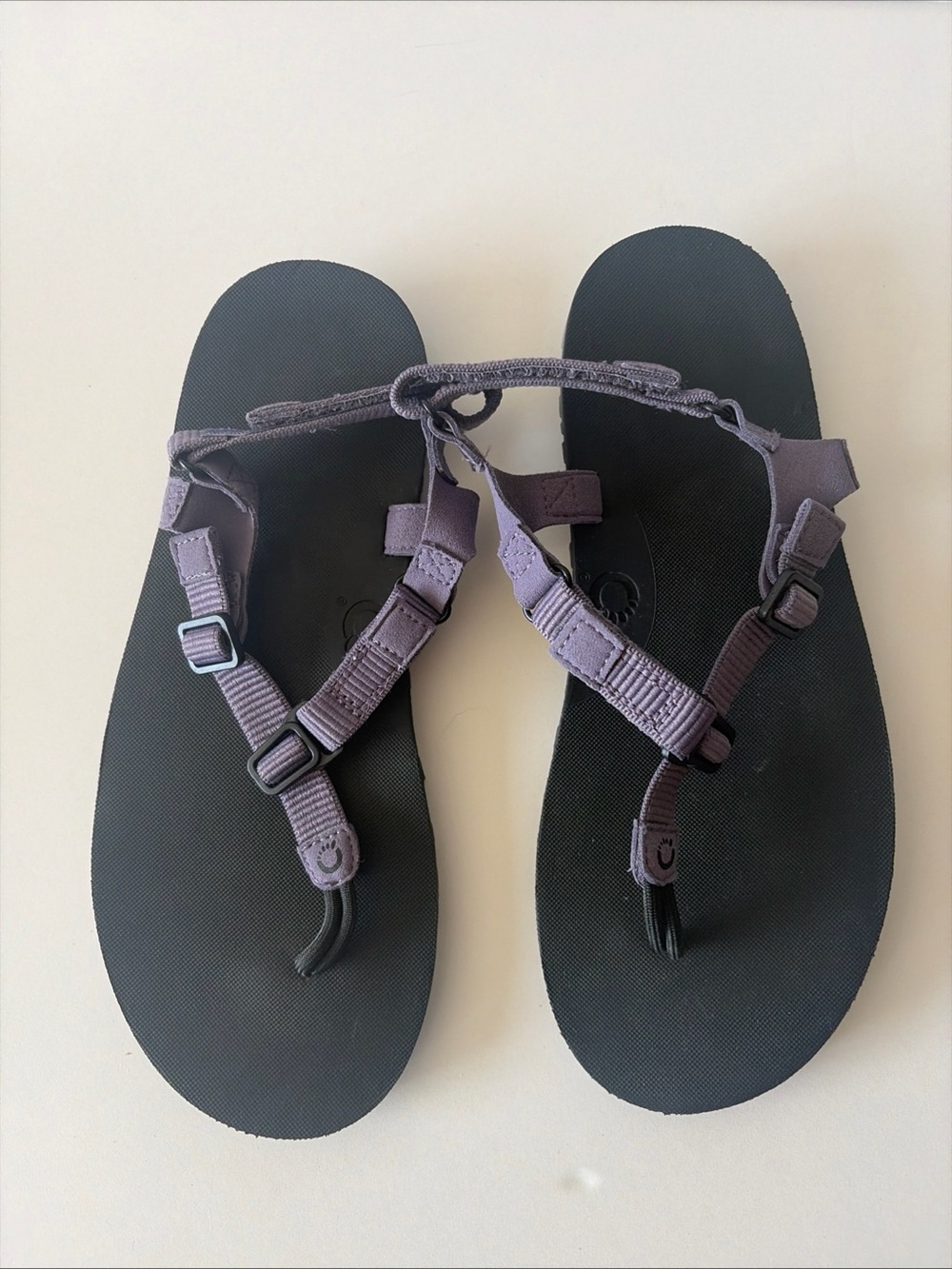 Xero Shoes Minimalist Sandal in Black and Purple 9